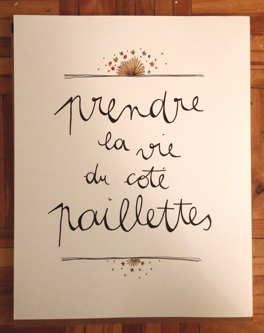 la vie cote paillettes